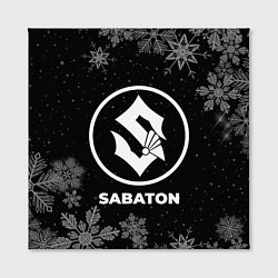 Холст квадратный Снежный Sabaton, цвет: 3D-принт — фото 2