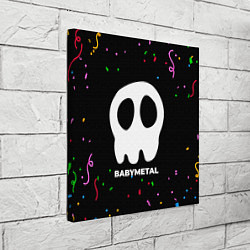 Холст квадратный Babymetal конфети, цвет: 3D-принт — фото 2