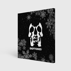 Холст квадратный Снежный Deftones, цвет: 3D-принт