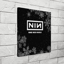 Холст квадратный Снежный Nine Inch Nails, цвет: 3D-принт — фото 2