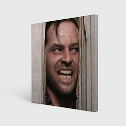 Холст квадратный The shining - heres johnny, цвет: 3D-принт