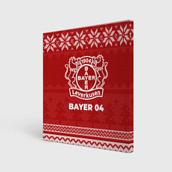 Холст квадратный Новогодний Bayer 04, цвет: 3D-принт