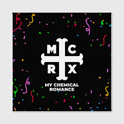 Холст квадратный My Chemical Romance конфети, цвет: 3D-принт — фото 2
