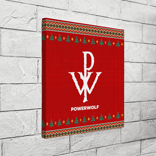 Картина квадратная Powerwolf new year / 3D-принт – фото 3