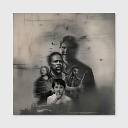 Холст квадратный Персонажи Извне, цвет: 3D-принт — фото 2