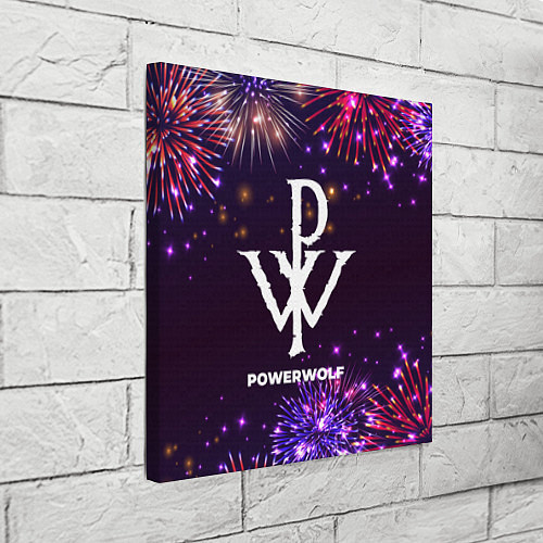 Картина квадратная Праздничный Powerwolf / 3D-принт – фото 3