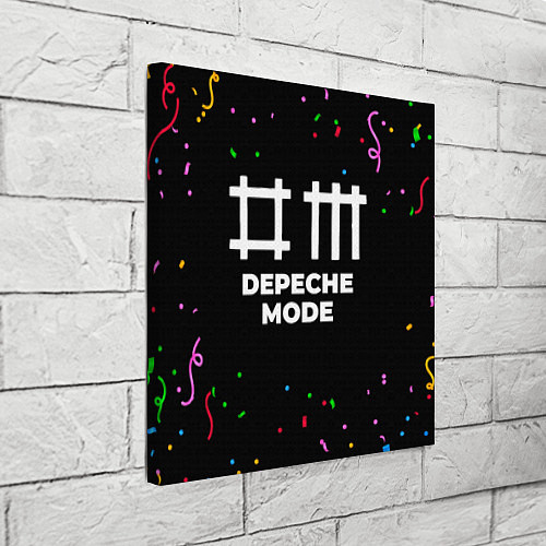 Картина квадратная Depeche Mode конфети / 3D-принт – фото 3