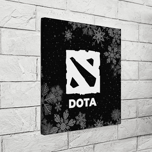 Картина квадратная Снежный Dota / 3D-принт – фото 3