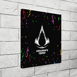Холст квадратный Assassins Creed конфети, цвет: 3D-принт — фото 2