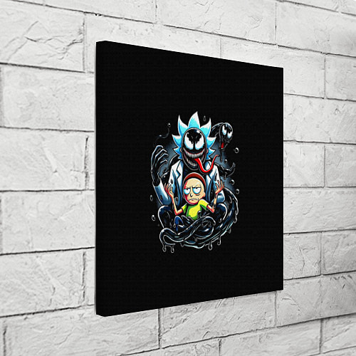 Картина квадратная Morty and Rick - we are Venom / 3D-принт – фото 3