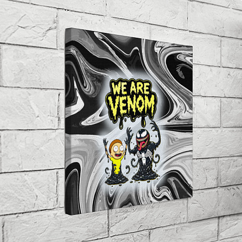 Картина квадратная We are Venom - Morty / 3D-принт – фото 3