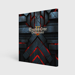 Холст квадратный Kingdom Come Deliverance 2 каменные плиты, цвет: 3D-принт