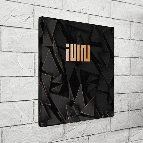 Картина квадратная Gidle golden poly / 3D-принт – фото 3