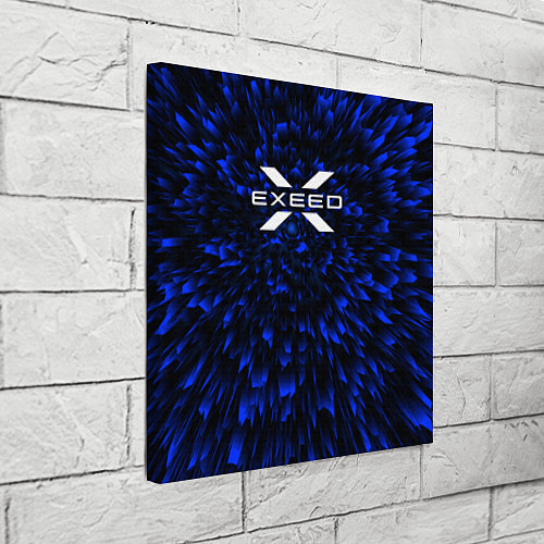Картина квадратная Exeed blue energy / 3D-принт – фото 3