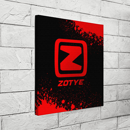 Картина квадратная Zotye - red gradient / 3D-принт – фото 3