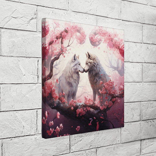 Картина квадратная Волчья гармония / 3D-принт – фото 3