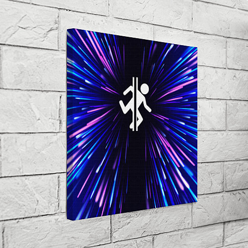 Картина квадратная Portal neon energy / 3D-принт – фото 3