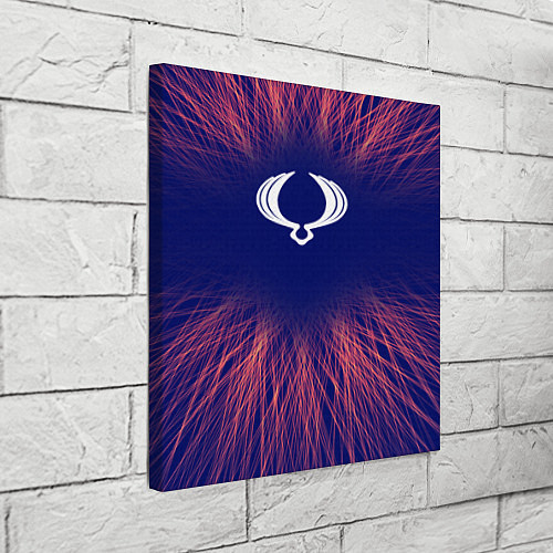 Картина квадратная SsangYong red energy / 3D-принт – фото 3