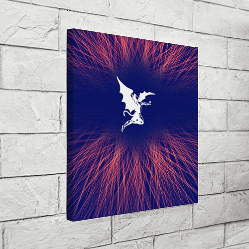 Картина квадратная Black Sabbath red energy / 3D-принт – фото 3