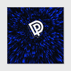 Холст квадратный Deep Purple blue energy, цвет: 3D-принт — фото 2