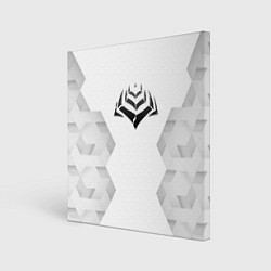 Холст квадратный Warframe white poly, цвет: 3D-принт