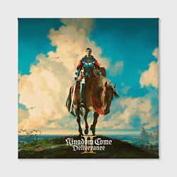 Холст квадратный Идржих на коне Kingdom come deliverence 2, цвет: 3D-принт — фото 2