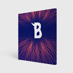 Холст квадратный Beastars red energy, цвет: 3D-принт