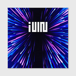 Холст квадратный Gidle neon energy, цвет: 3D-принт — фото 2