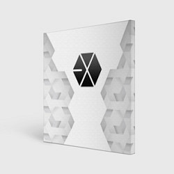 Холст квадратный Exo white poly, цвет: 3D-принт