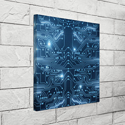 Холст квадратный Системная плата, цвет: 3D-принт — фото 2