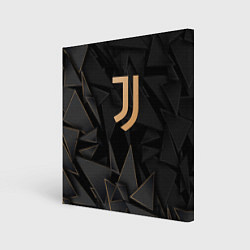 Холст квадратный Juventus golden poly, цвет: 3D-принт