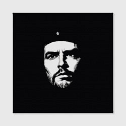 Холст квадратный Че Гевара тёмный фон, цвет: 3D-принт — фото 2