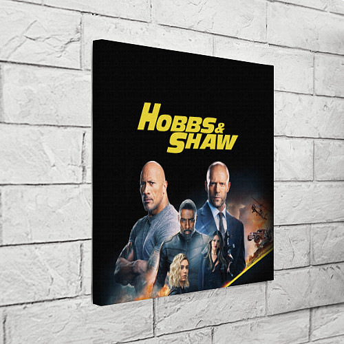 Картина квадратная Hobbs & Shaw / 3D-принт – фото 3