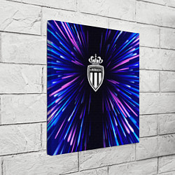 Холст квадратный Monaco neon energy, цвет: 3D-принт — фото 2