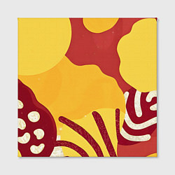Холст квадратный Жаркий африканский паттерн, цвет: 3D-принт — фото 2