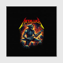Холст квадратный Metallica - James Alan Hatfield, цвет: 3D-принт — фото 2