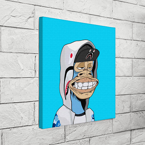 Картина квадратная NFT ape in the hood / 3D-принт – фото 3