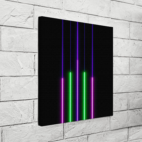 Картина квадратная Color Purple green pink / 3D-принт – фото 3