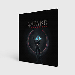 Холст квадратный Quake Champions - Nyx, цвет: 3D-принт
