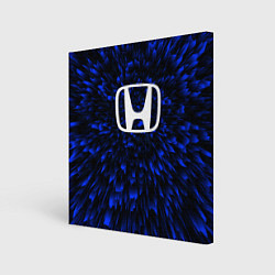 Холст квадратный Honda blue energy, цвет: 3D-принт