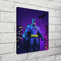 Холст квадратный Бэтмен объемная модель, цвет: 3D-принт — фото 2