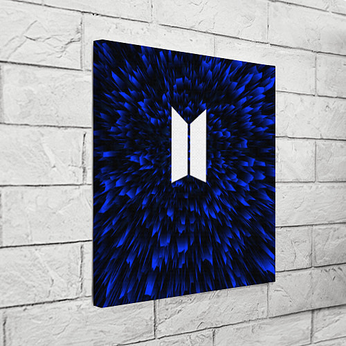 Картина квадратная BTS blue energy / 3D-принт – фото 3