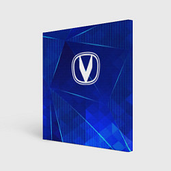 Холст квадратный Changan blue poly, цвет: 3D-принт