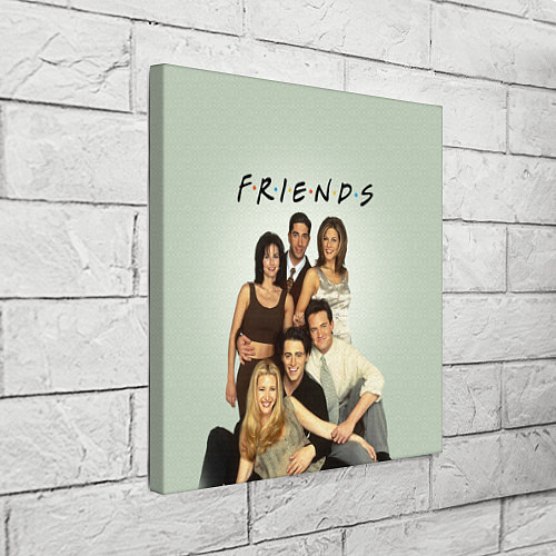 Картина квадратная Американский сериал - Друзья / 3D-принт – фото 3