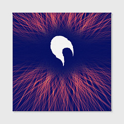 Холст квадратный Date A Live red energy, цвет: 3D-принт — фото 2