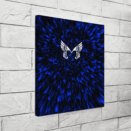 Картина квадратная Placebo blue energy / 3D-принт – фото 3