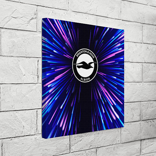 Картина квадратная Brighton neon energy / 3D-принт – фото 3