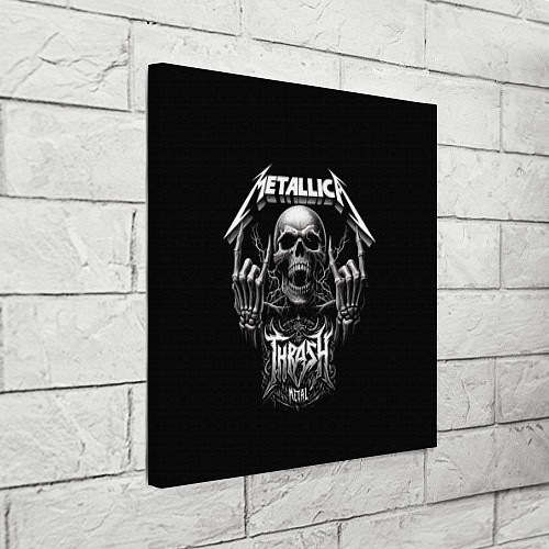 Картина квадратная Thrash metal - Metallica group / 3D-принт – фото 3