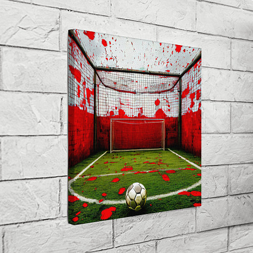 Картина квадратная Мини-футбол / 3D-принт – фото 3