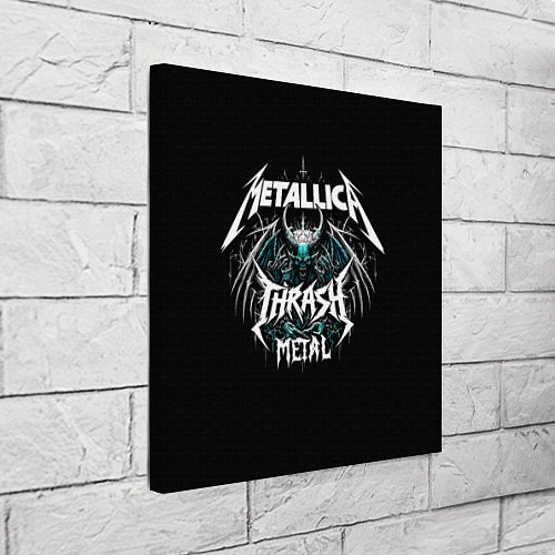 Картина квадратная Metallica group - thrash metal style / 3D-принт – фото 3